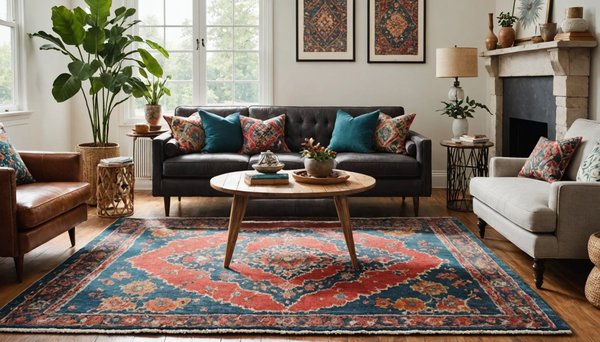Tapis bohème pour le salon : le guide ultime des styles et prix